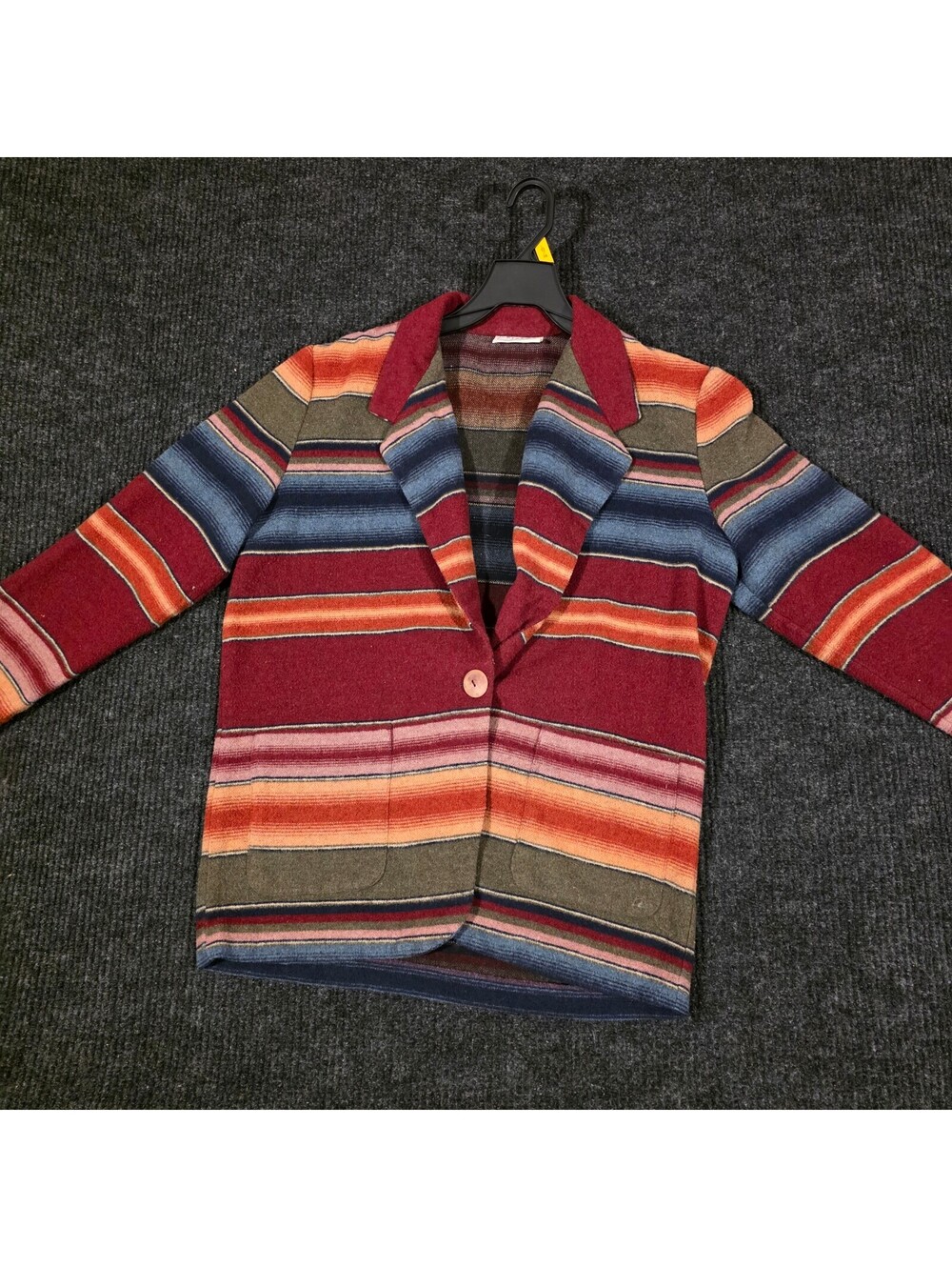 Arizona Jean Company Striped Wool Blend Blazer Jacket